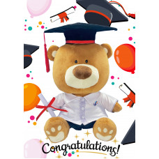 Sr Graduation Teddy Bear (With Cap + Certificate)