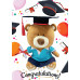 Graduation Teddy Bear (With Cap + Certificate)　