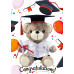 Sr Graduation Teddy Bear (With Cap + Certificate)