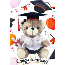 Sr Graduation Teddy Bear (With Cap + Certificate)